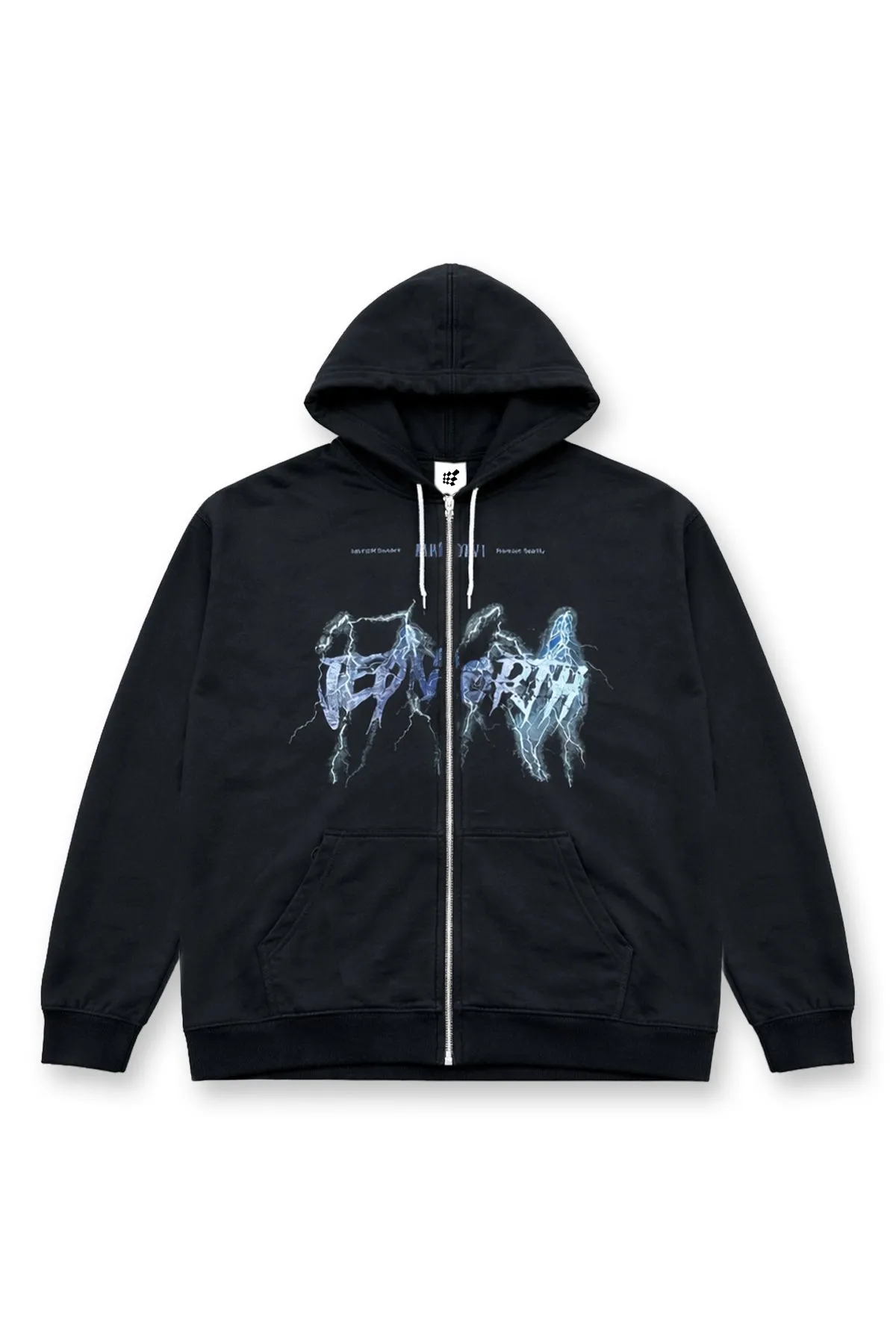 Limited Edition Zip-Up Hoodie - Lightning Black sold by Jed North