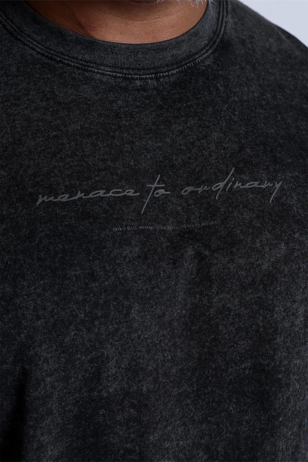 Vintage Wash Long Sleeve T-Shirt - Black sold by Jed North product image thumbnail 3