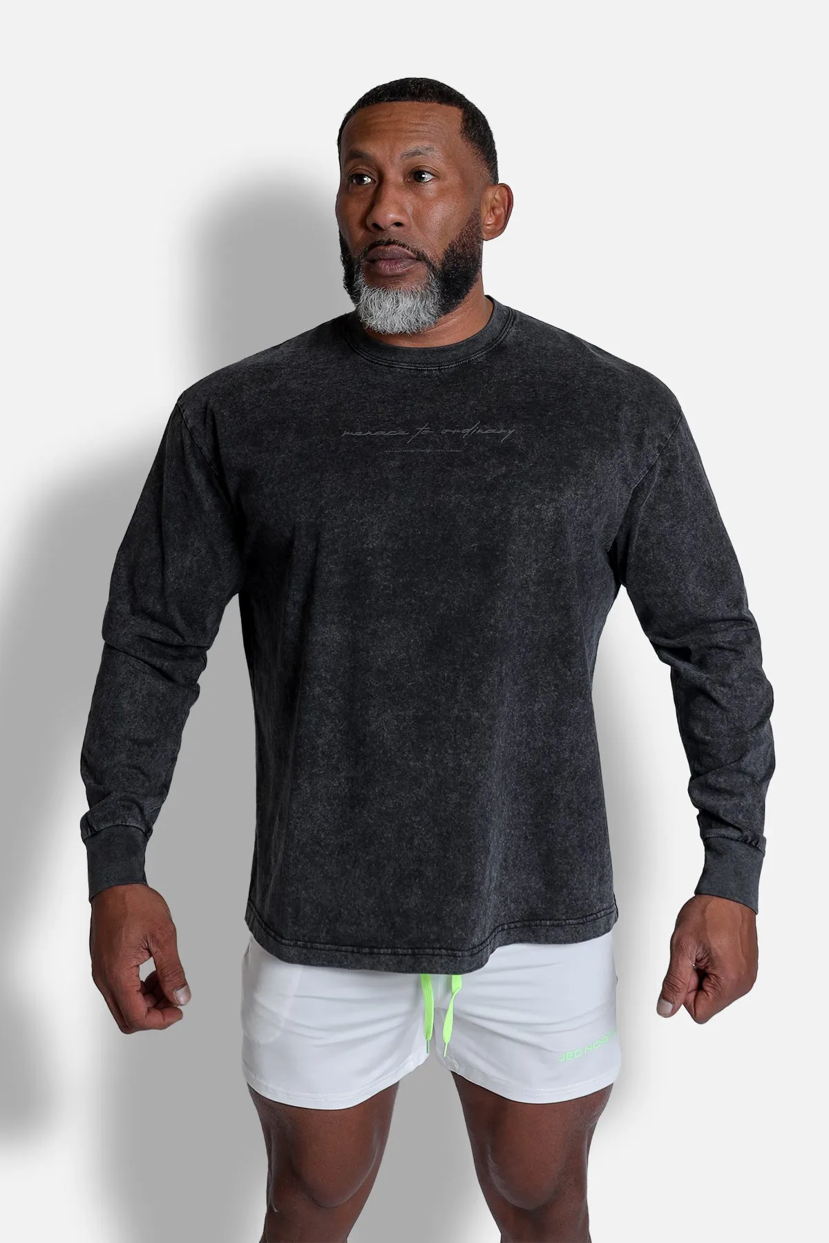 Vintage Wash Long Sleeve T-Shirt - Black sold by Jed North product image thumbnail 2
