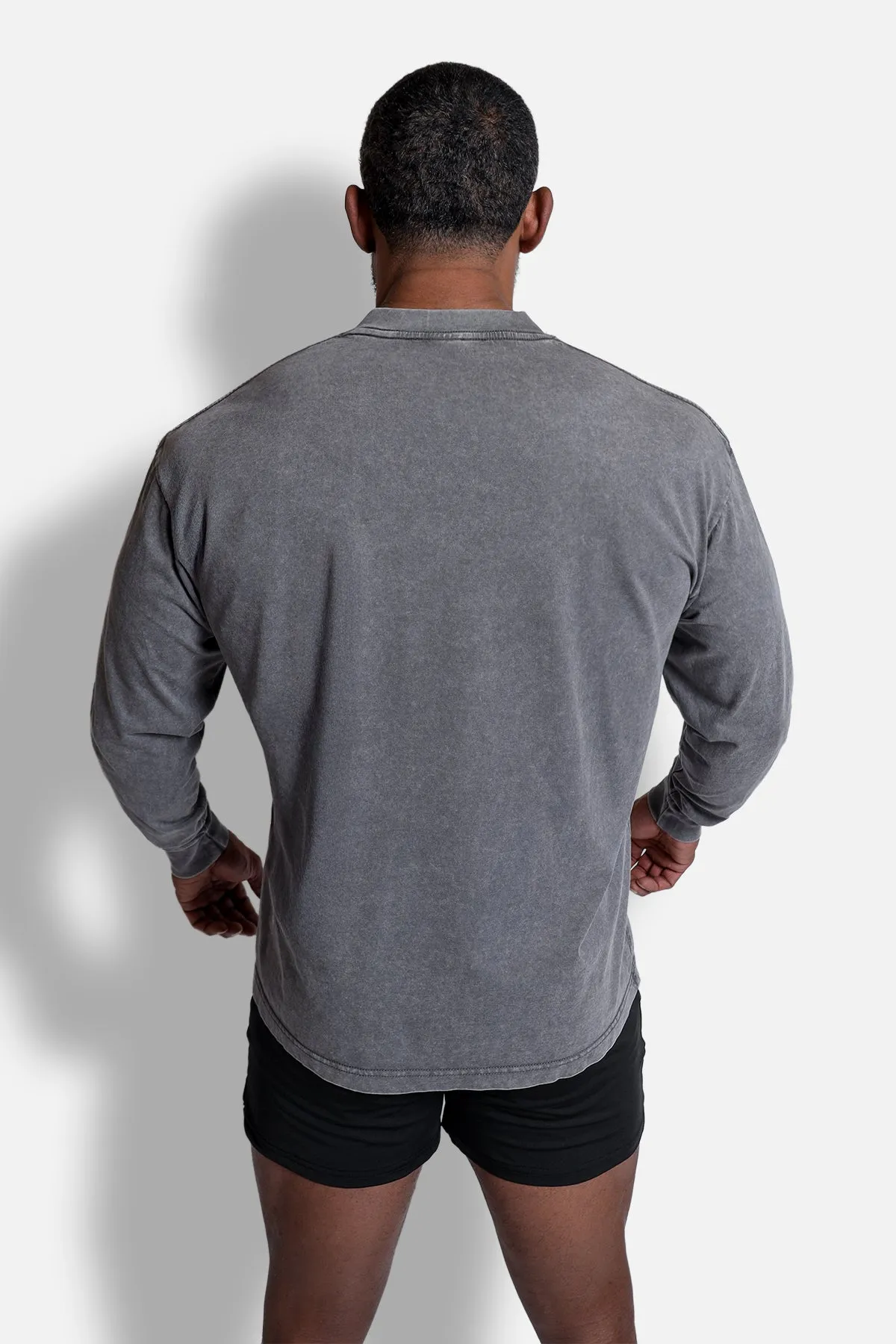 Vintage Wash Long Sleeve T-Shirt - Storm Gray sold by Jed North product image thumbnail 5