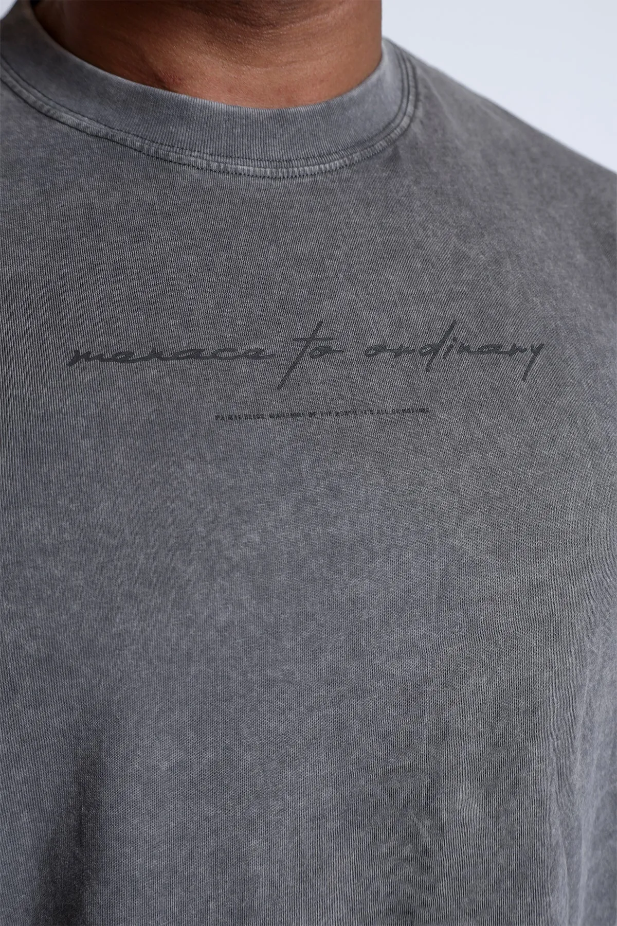 Vintage Wash Long Sleeve T-Shirt - Storm Gray sold by Jed North product image thumbnail 3