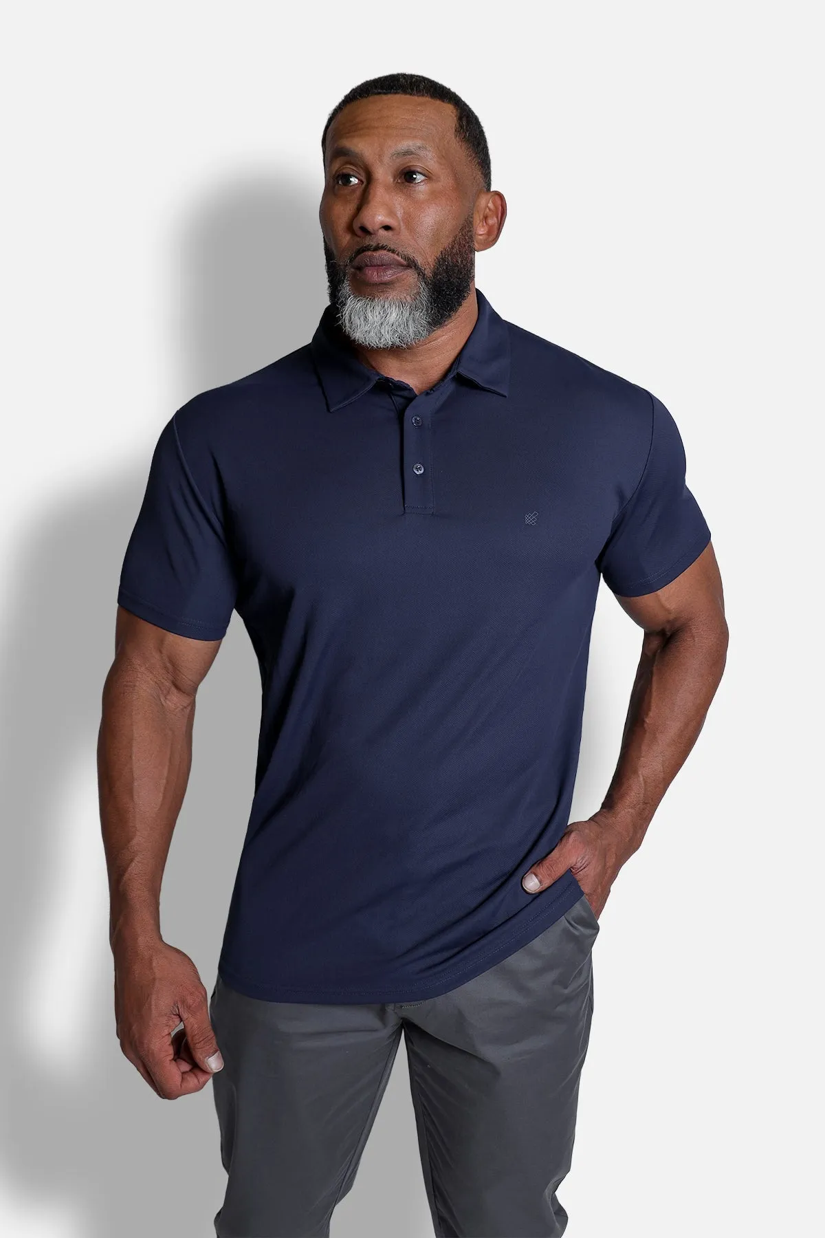 Fast-Dry Polo T-Shirt - Navy sold by Jed North product image thumbnail 2
