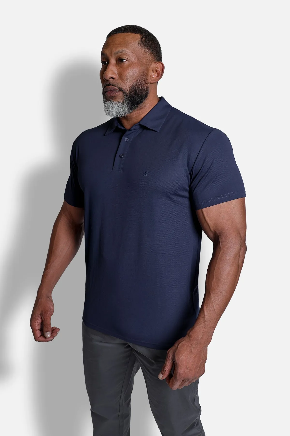 Fast-Dry Polo T-Shirt - Navy sold by Jed North product image thumbnail 4
