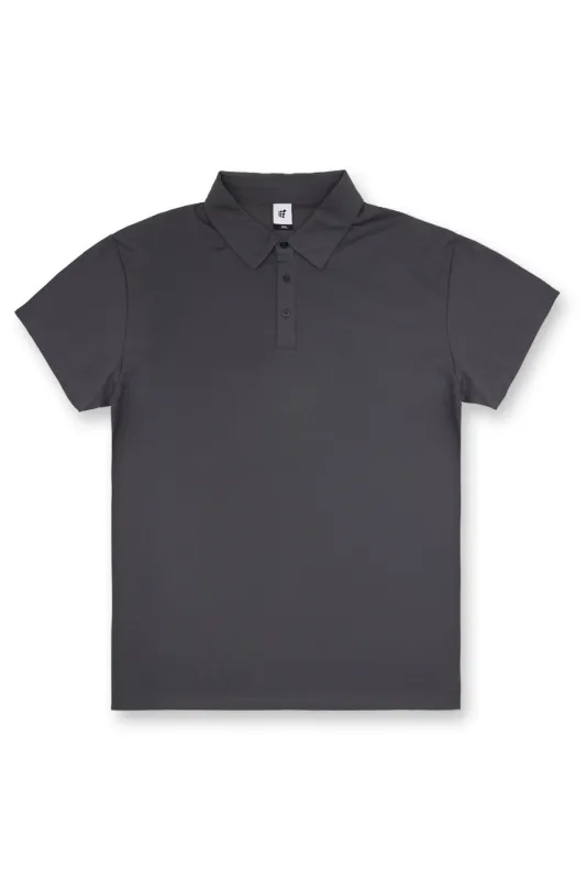 Fast-Dry Polo T-Shirt - Dark Gray sold by Jed North