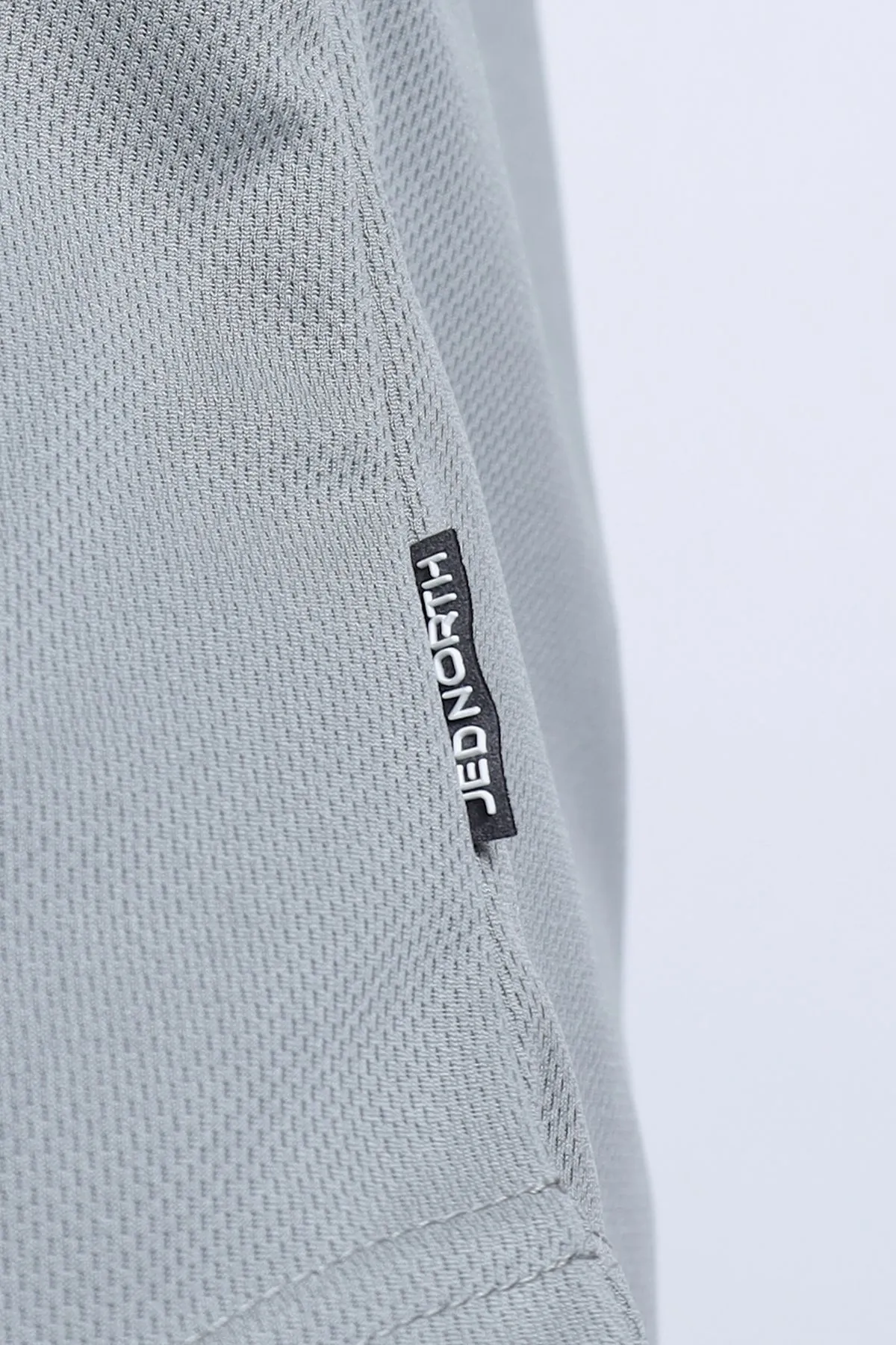 Fast-Dry Bodybuilding Workout Stringer - Light Gray w/ Neon Logo sold by Jed North product image thumbnail 5