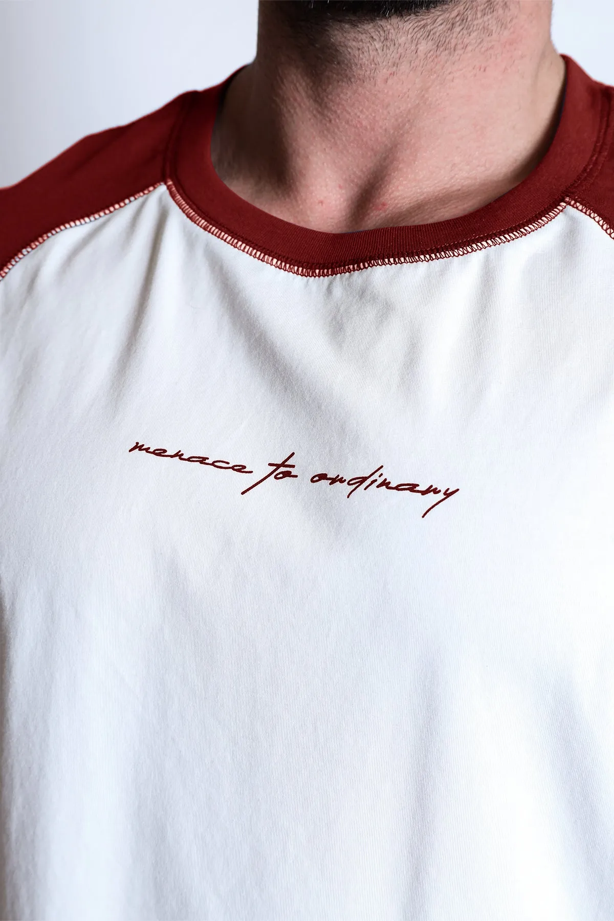 Raglan Sleeveless Tank Top - Brick Red sold by Jed North product image thumbnail 4