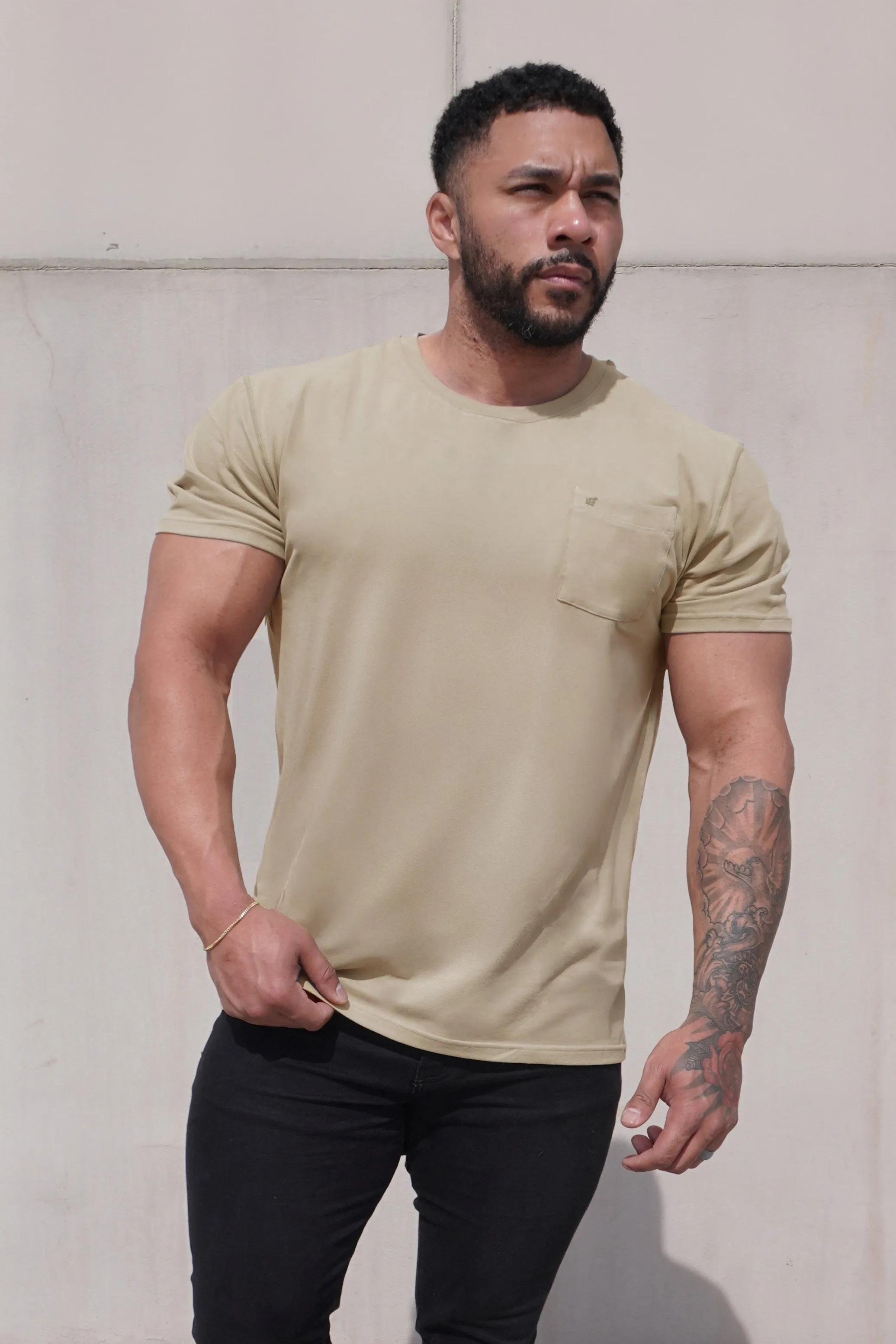 Classic Premium Pocket T-Shirt - Pistachio Green sold by Jed North
