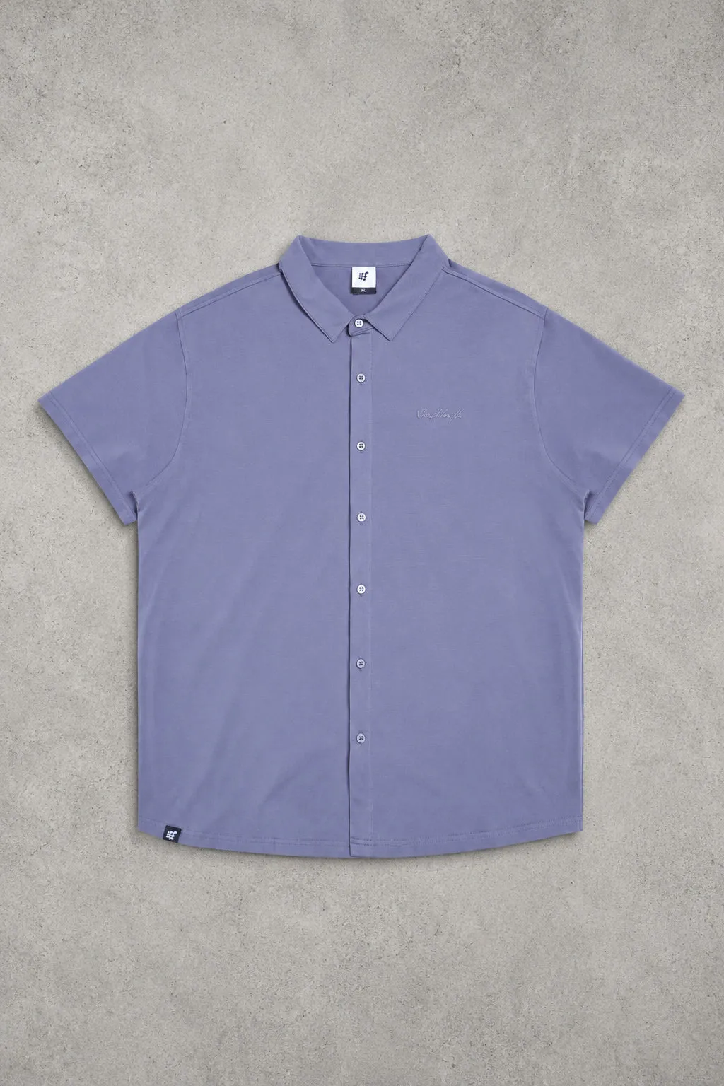 Premium Stretch Button-Up Shirt - Dusty Periwinkle sold by Jed North
