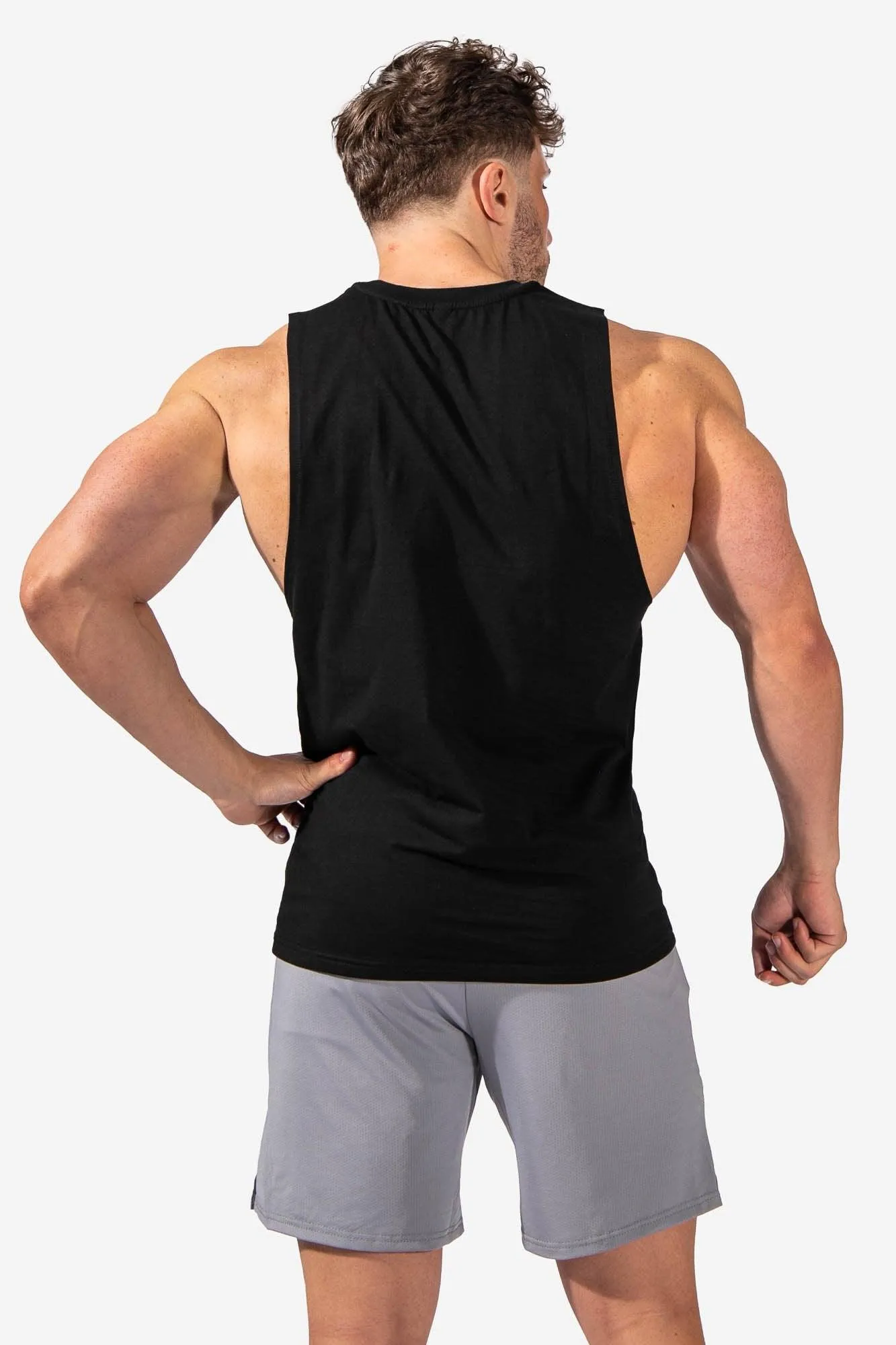 Apollo Men's Sleeveless Training Tee - Obsidian Black sold by Jed North product image thumbnail 5