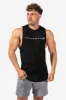 Apollo Men's Sleeveless Training Tee - Obsidian Black sold by Jed North