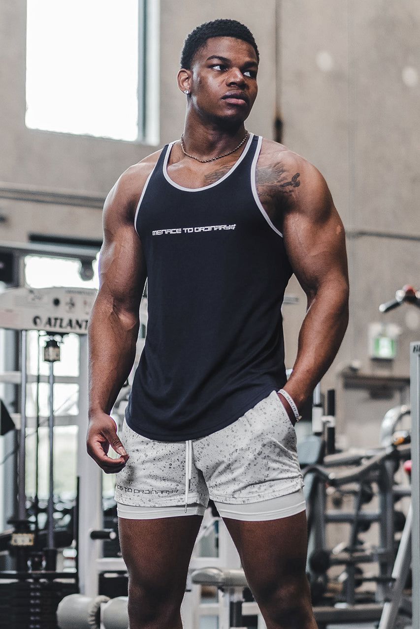Utility Dri-Fit Workout Stringer - Navy sold by Jed North