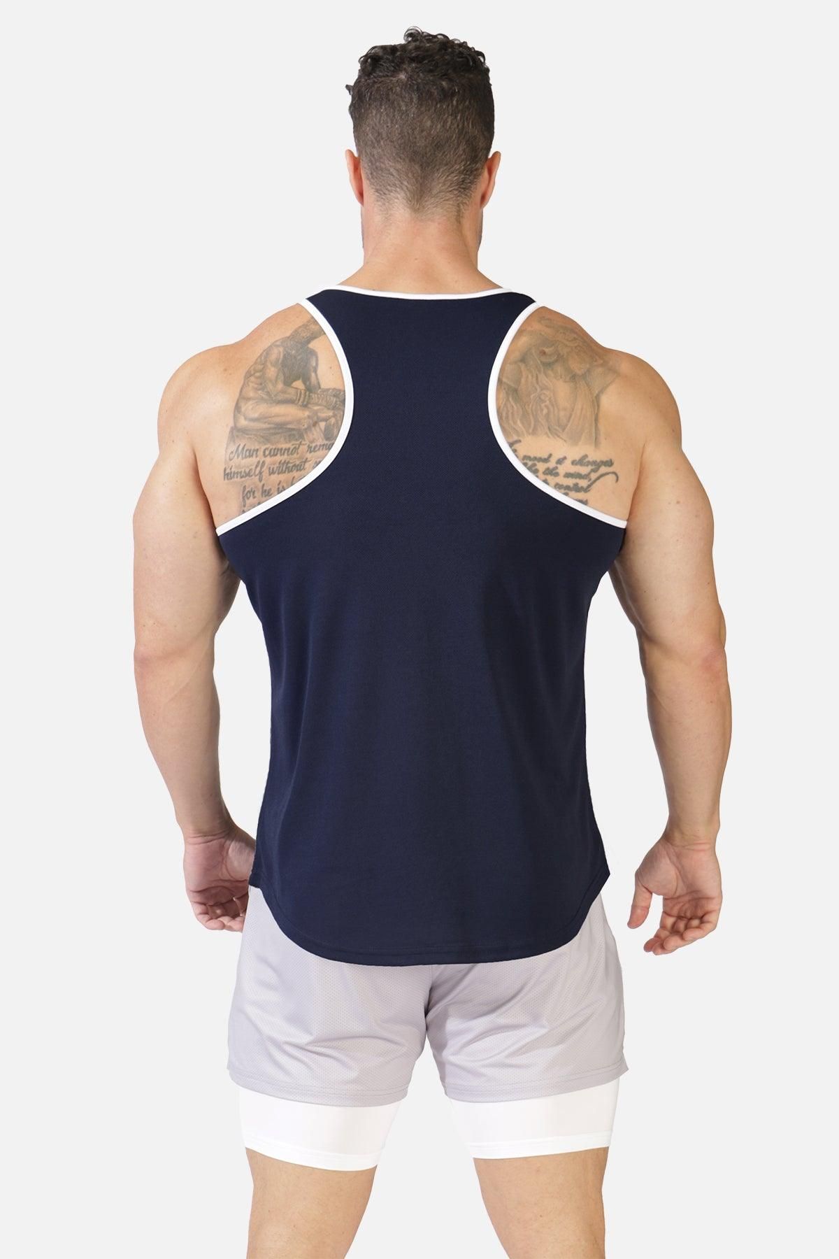 Utility Dri-Fit Workout Stringer - Navy sold by Jed North product image thumbnail 3