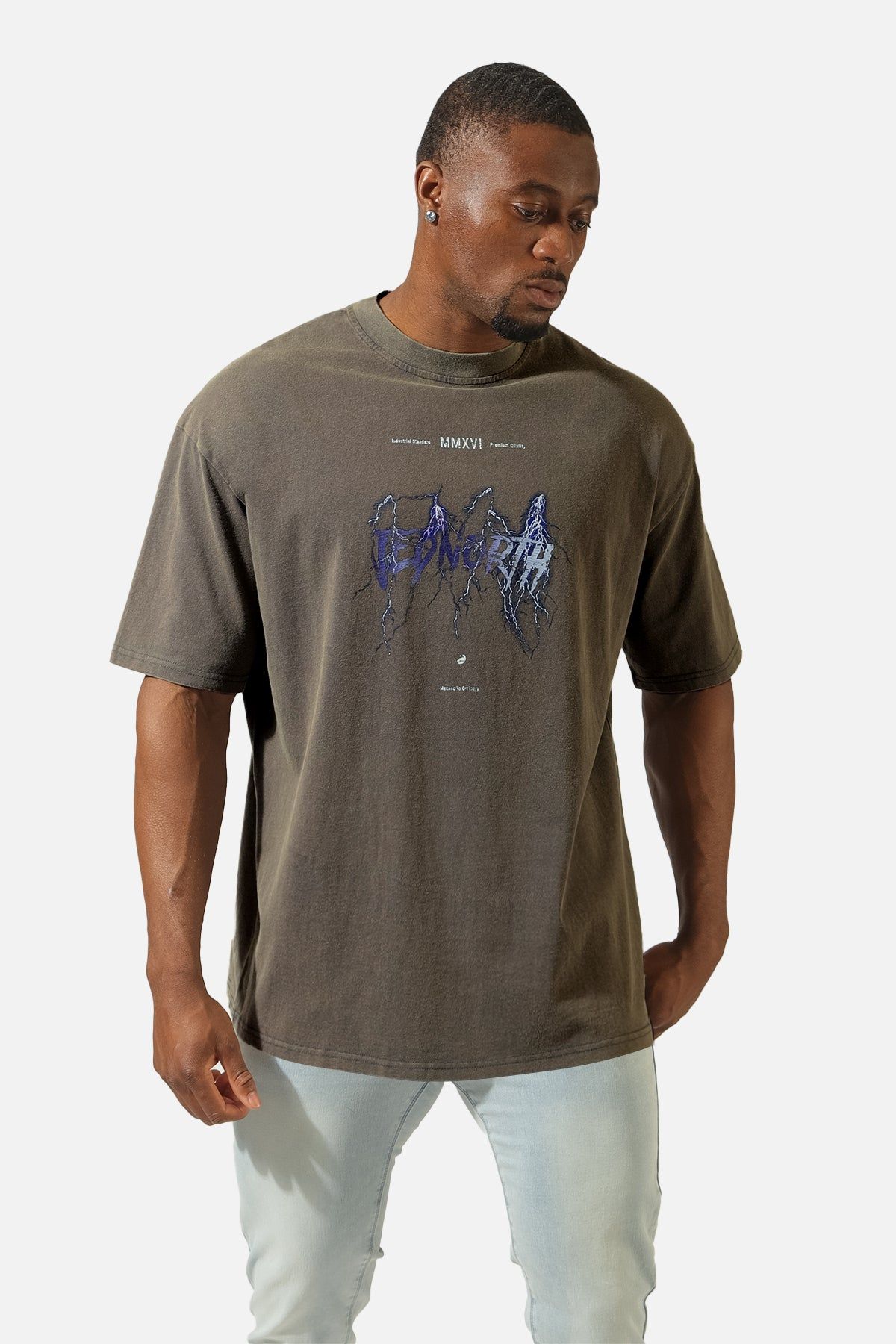 Vintage Oversized T-Shirt - Jed North Lightning sold by Jed North product image thumbnail 3