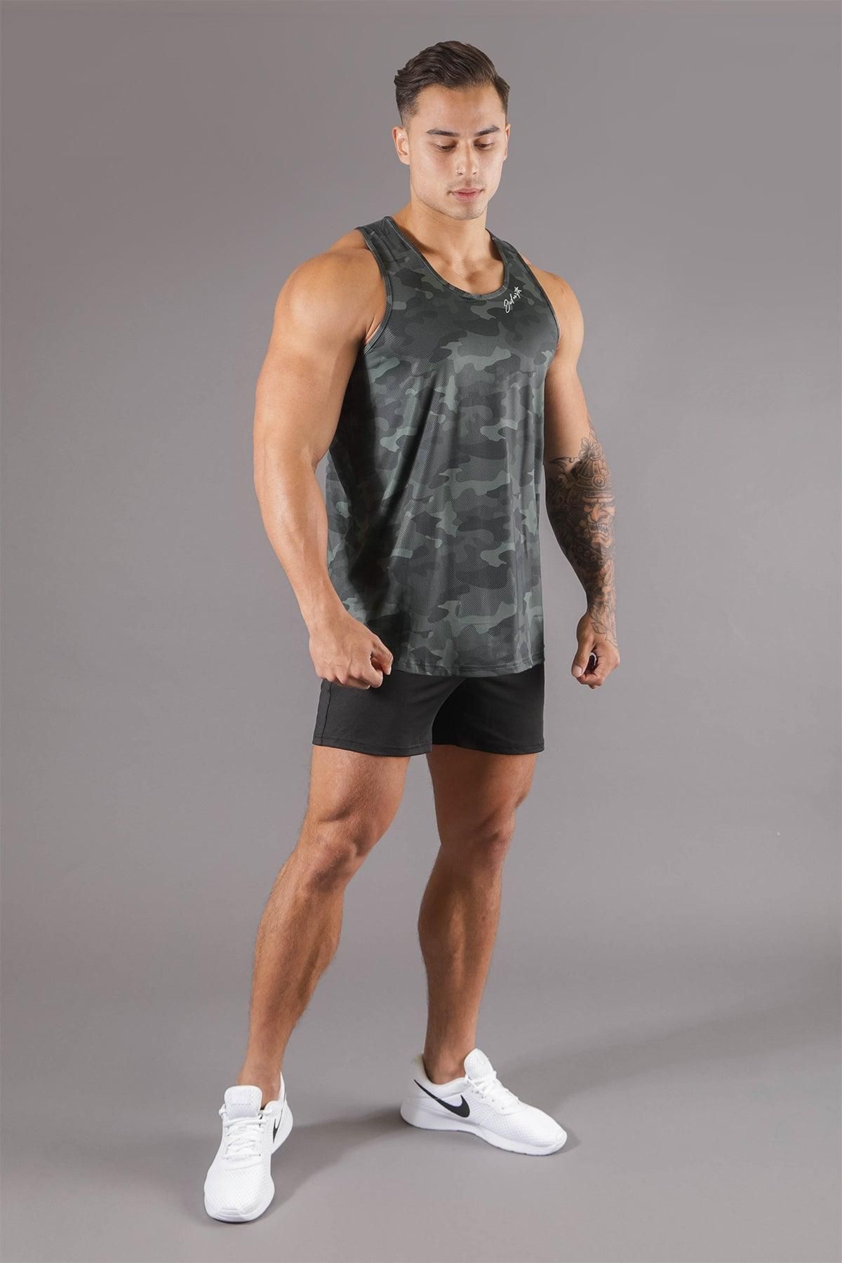 Graphic Muscle Tank Top - Camo sold by Jed North product image thumbnail 4