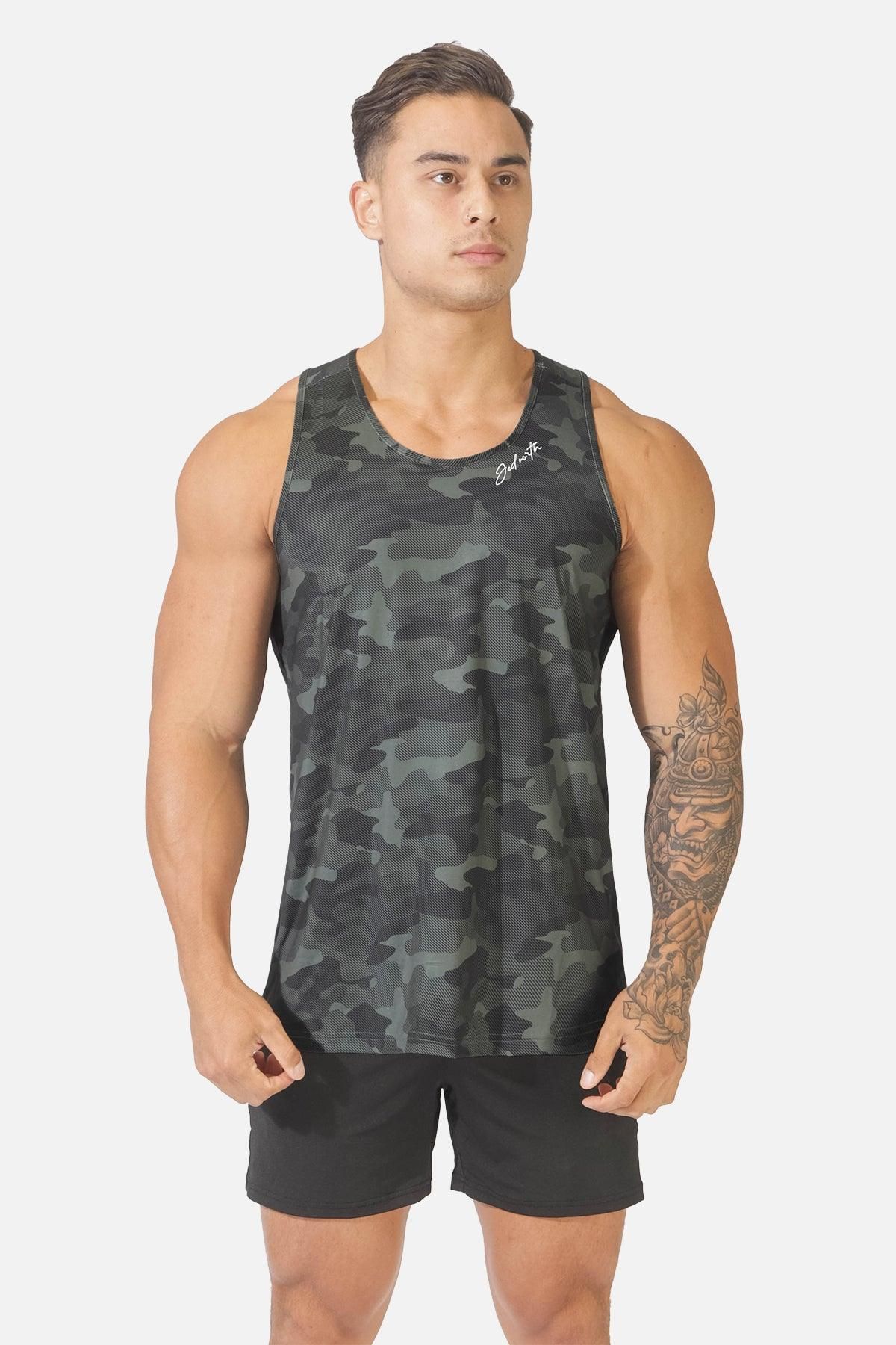 Graphic Muscle Tank Top - Camo sold by Jed North product image thumbnail 2