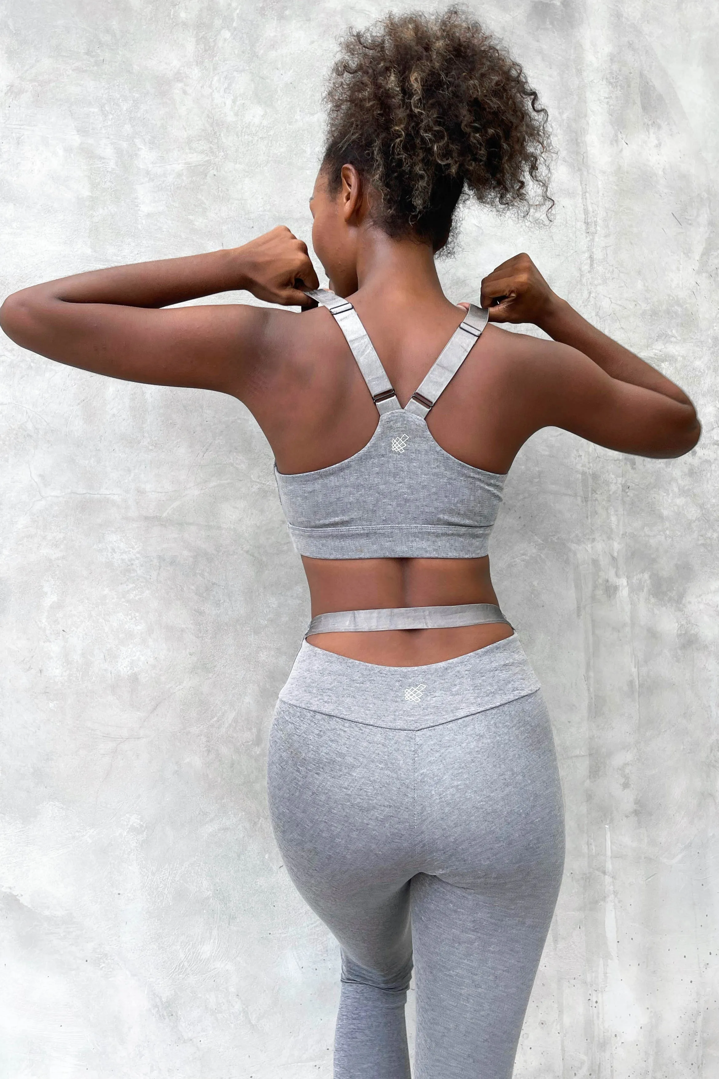 Amour Strap Sports Bra - Gray sold by Jed North