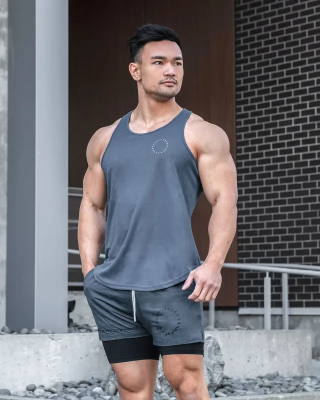 Fast-Dry Workout Stringer - Gray sold by Jed North