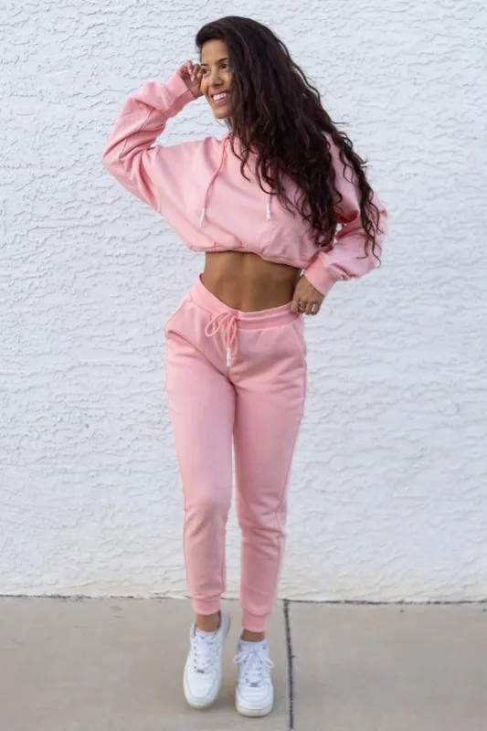 Wild Dreams Stretchy Lounge Joggers - Pink sold by Jed North