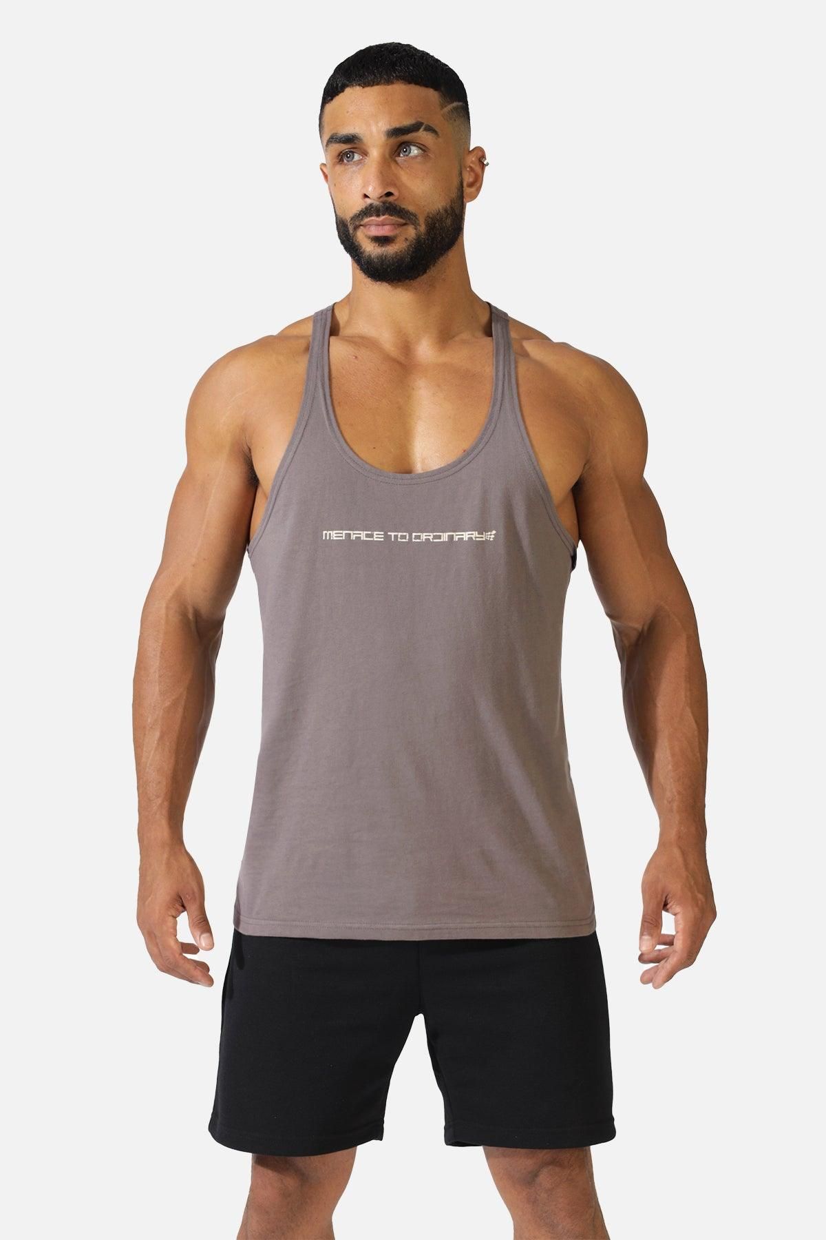 Menace To Ordinary Racerback Stringer - Dark Gray sold by Jed North product image thumbnail 3