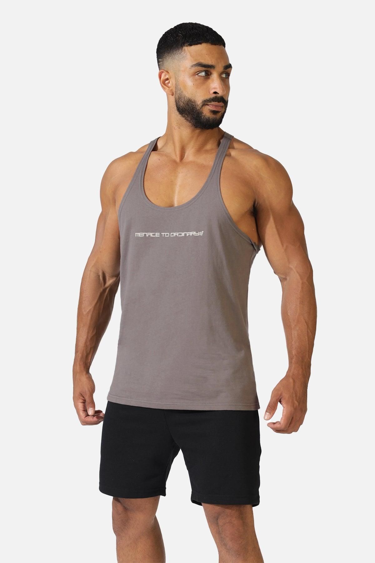 Menace To Ordinary Racerback Stringer - Dark Gray sold by Jed North product image thumbnail 4