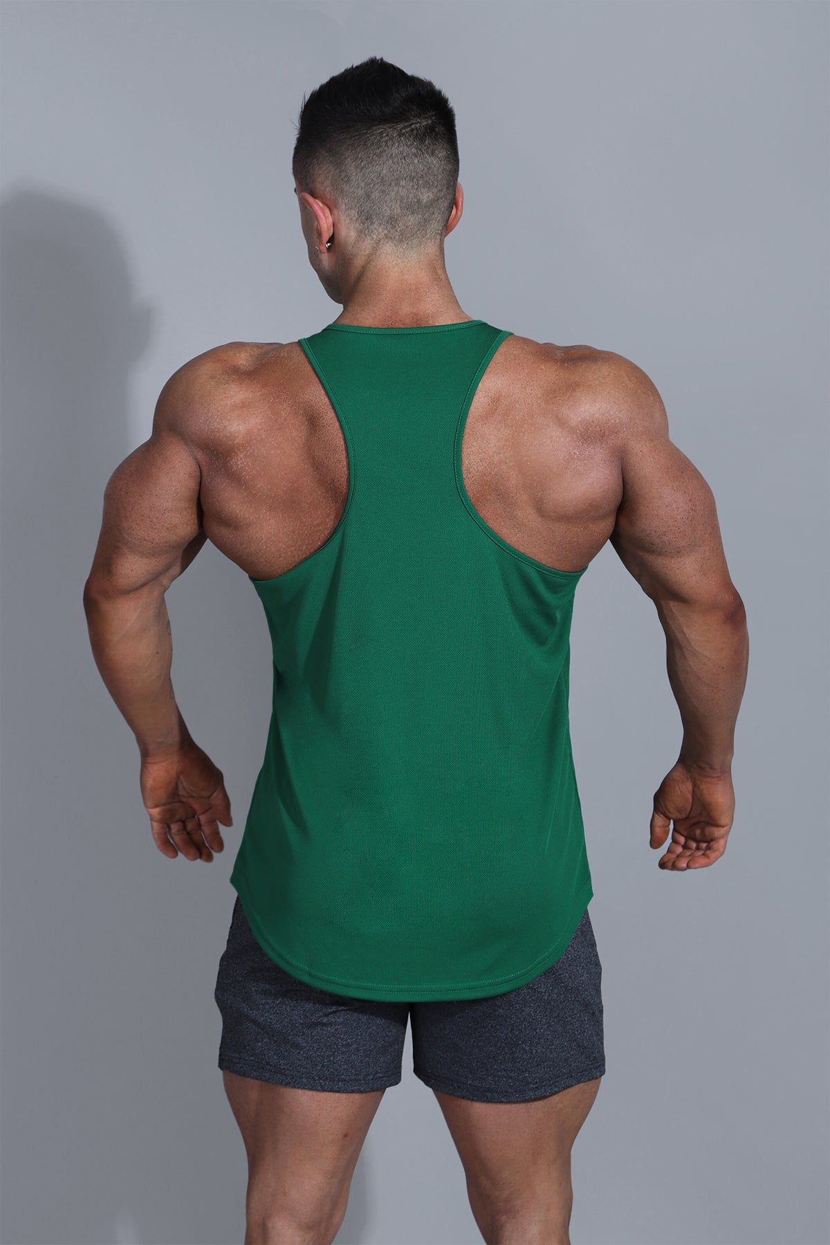 Fast-Dry Bodybuilding Workout Stringer - Emerald sold by Jed North product image thumbnail 3