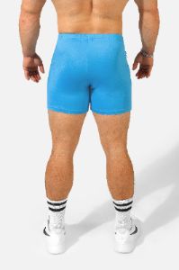 Agile Bodybuilding 4'' Shorts w Zipper Pockets - Japanese Blue sold by Jed North