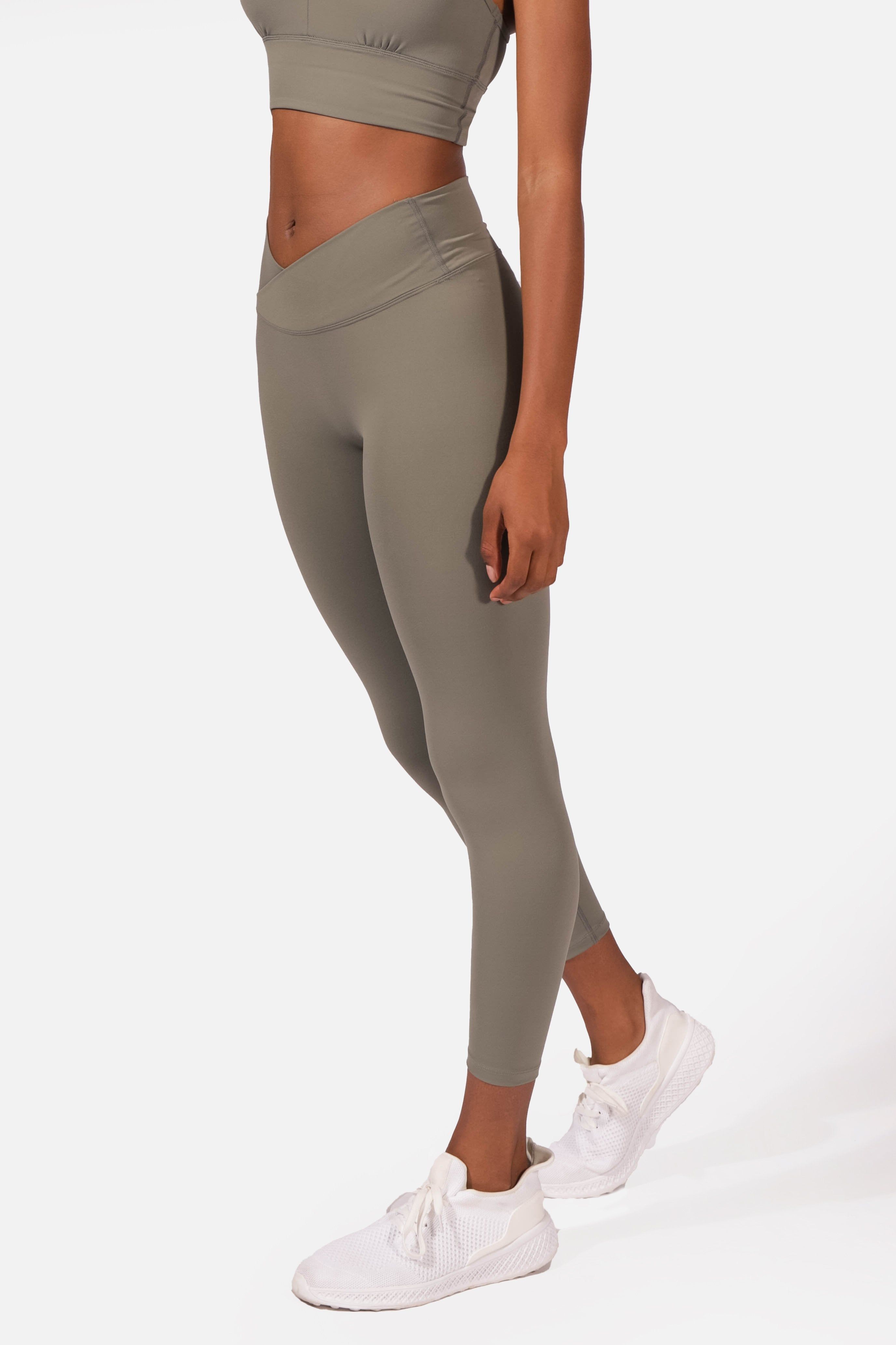 Flow Crossover Leggings - Olive sold by Jed North product image thumbnail 5