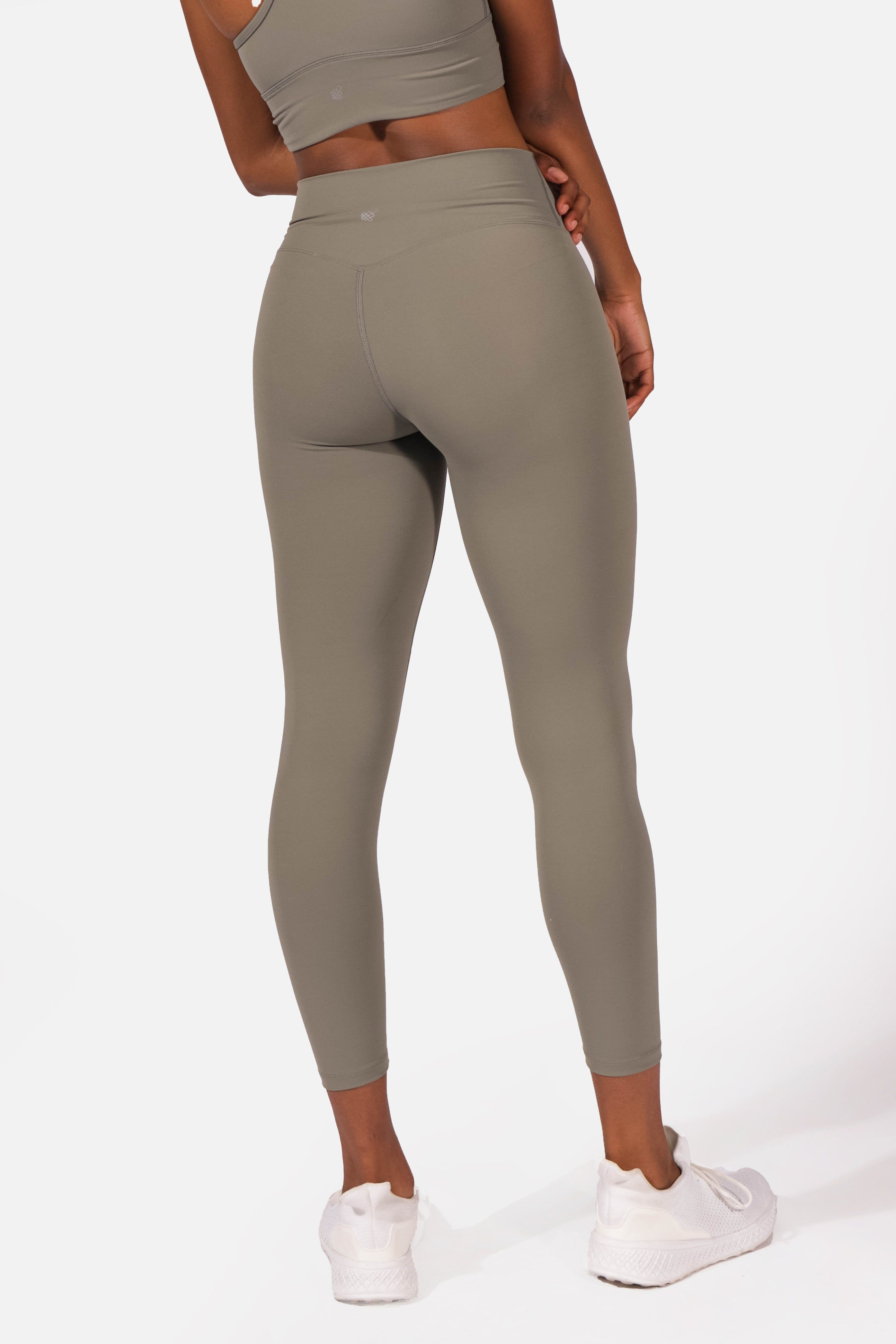 Flow Crossover Leggings - Olive sold by Jed North product image thumbnail 3