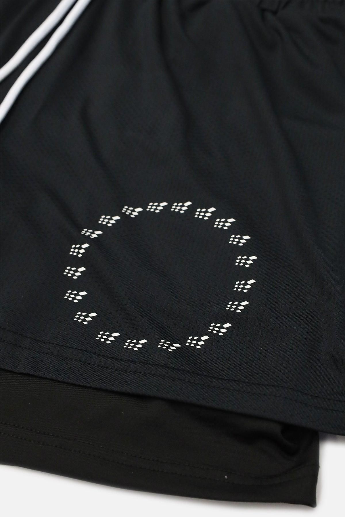 Men's 2 In 1 Active Training 7'' Shorts - Black sold by Jed North product image thumbnail 6