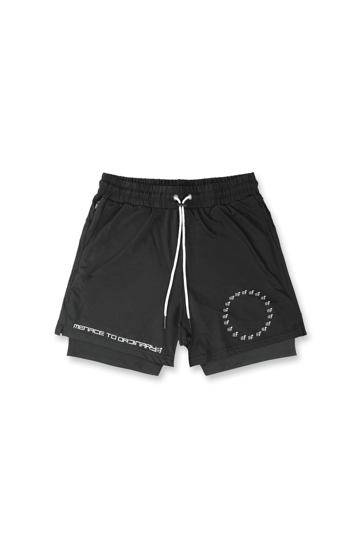 Men's 2 In 1 Active Training 7'' Shorts - Black sold by Jed North product image thumbnail 2