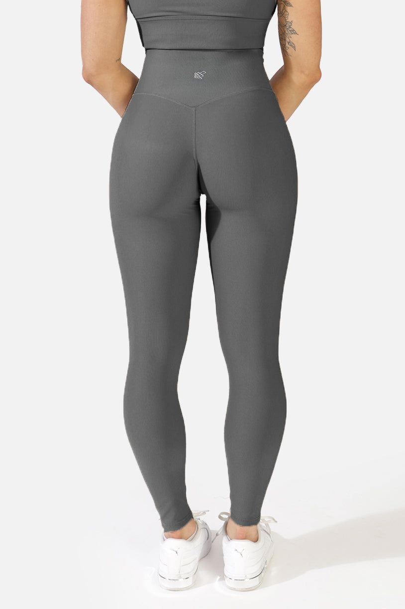 Effortless Ribbed Leggings - Dark Gray sold by Jed North product image thumbnail 4