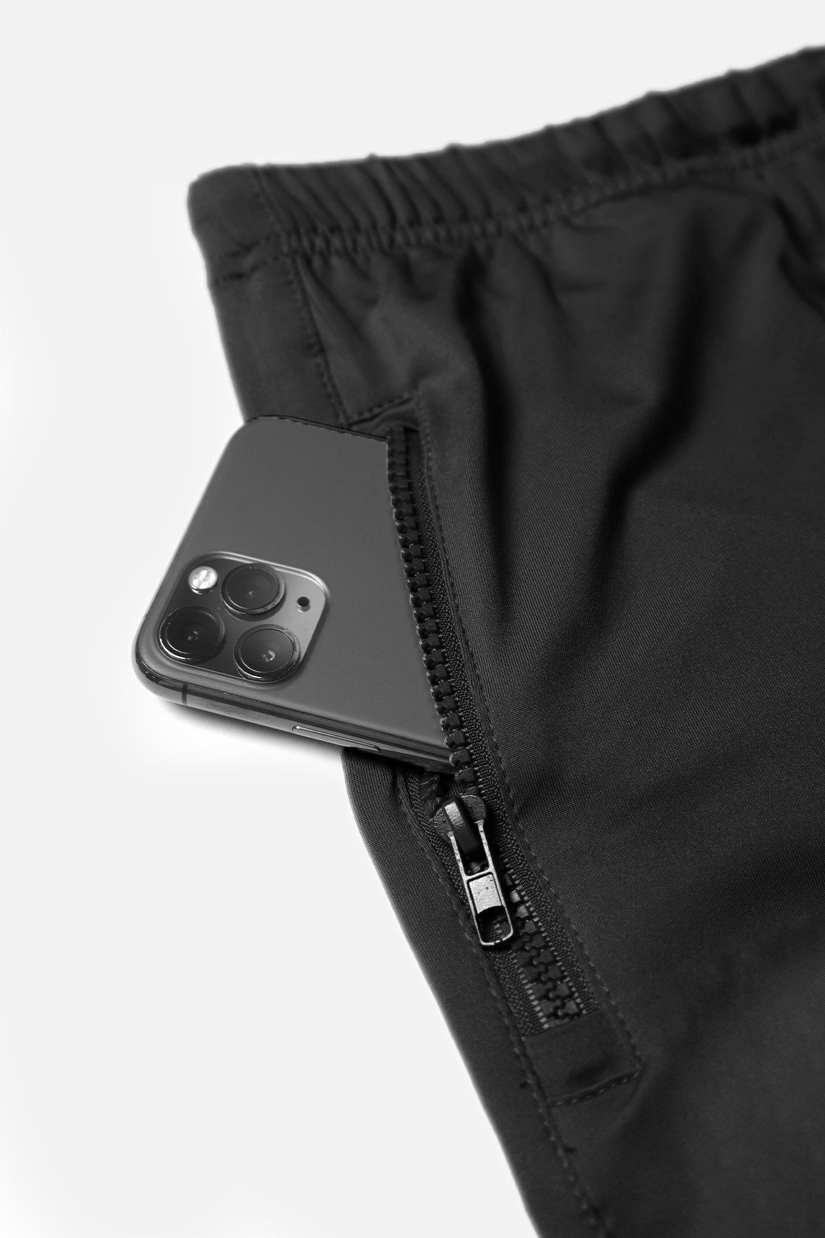 Agile Bodybuilding 4'' Shorts w Zipper Pockets - Japanese Black sold by Jed North product image thumbnail 5