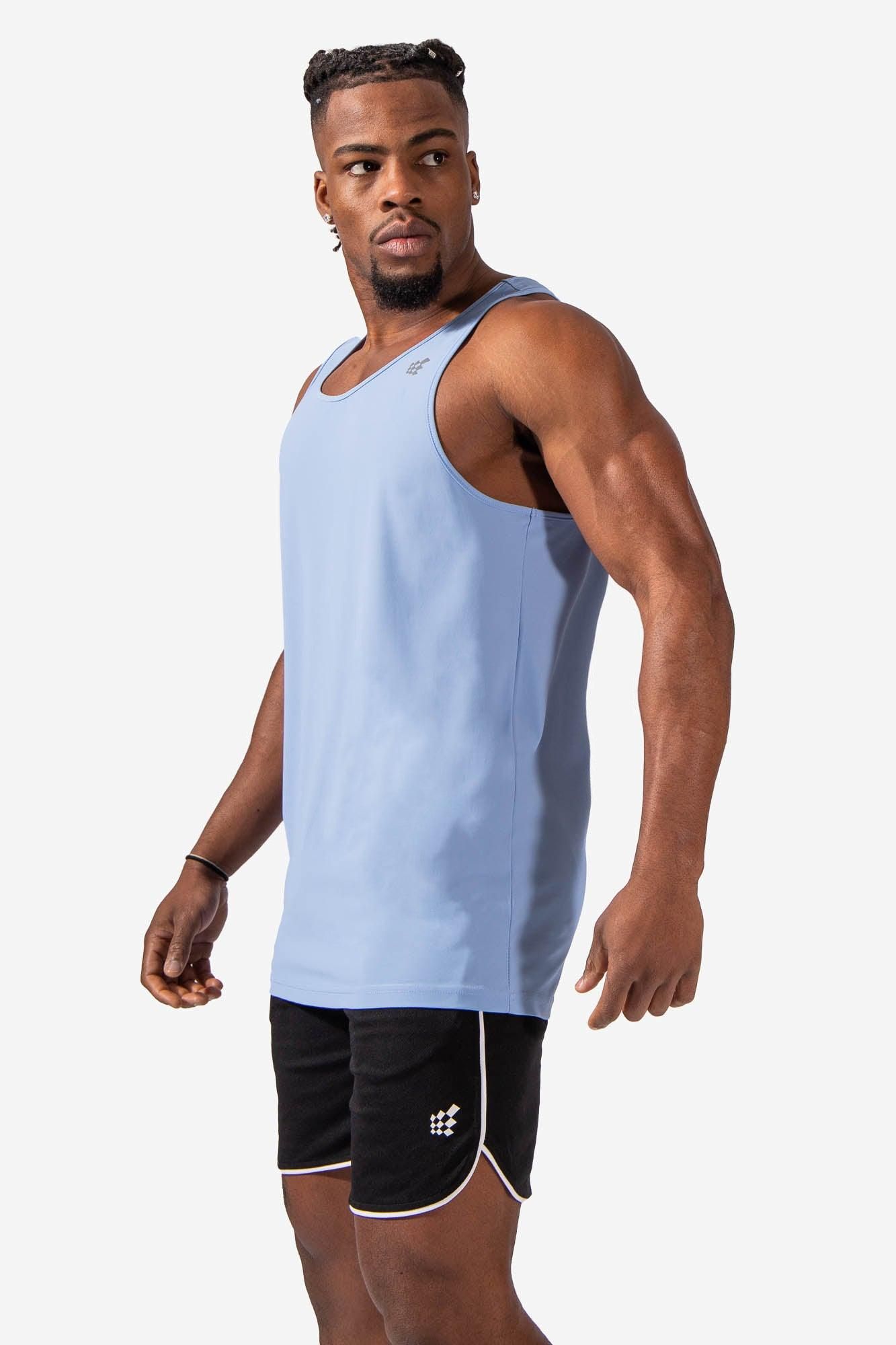 Men's Active Sports Tank Top - Blue sold by Jed North product image thumbnail 2