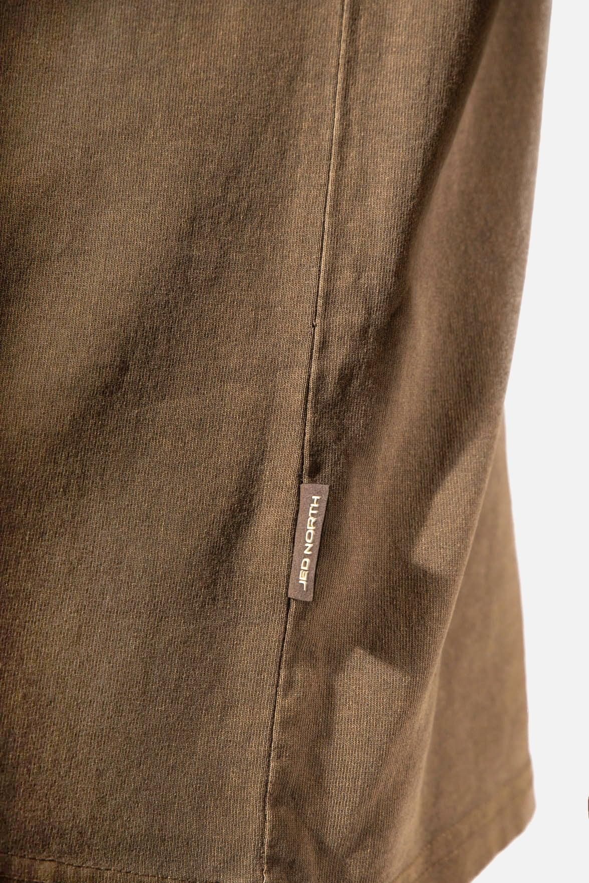 Premium Washed Oversized Washed T-Shirt - Faded Khaki sold by Jed North product image thumbnail 3