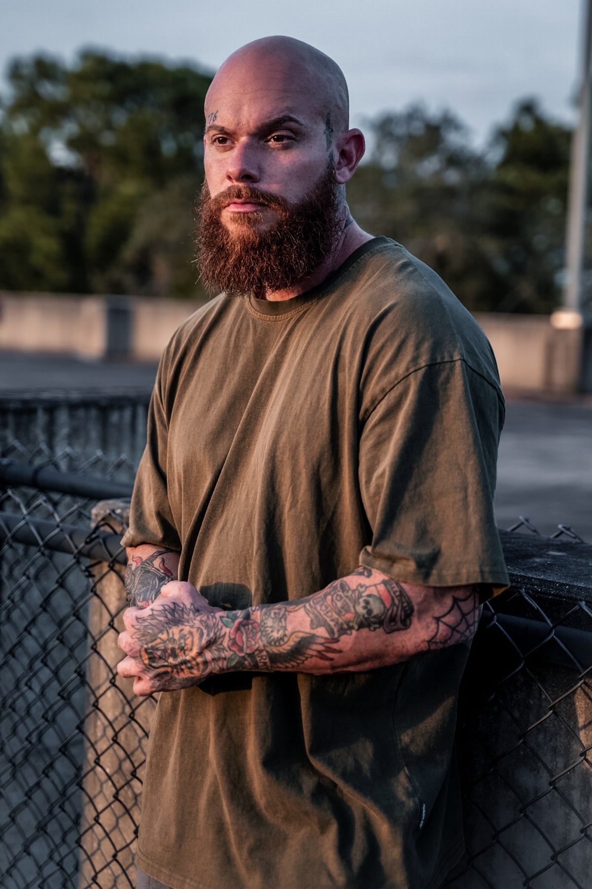 Premium Washed Oversized Washed T-Shirt - Faded Khaki sold by Jed North product image thumbnail 6