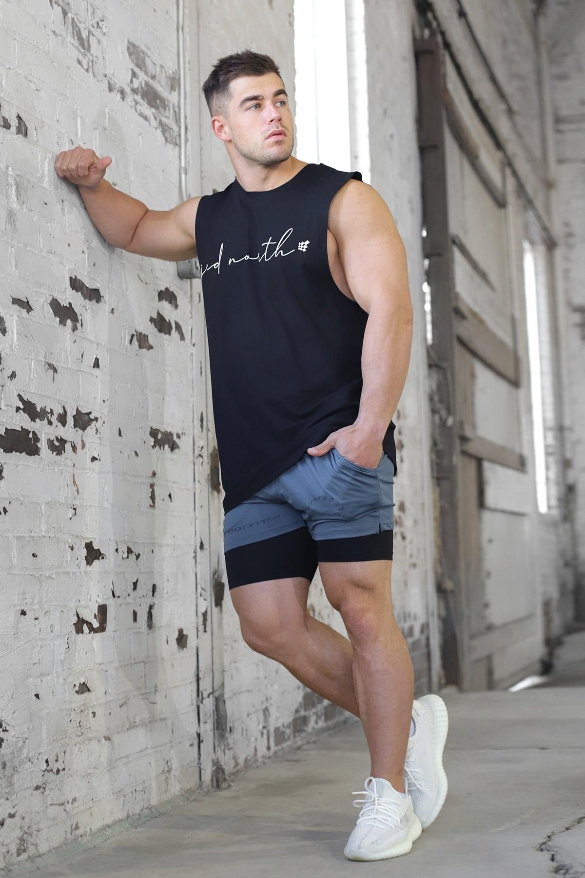 Workout Muscle Tee - Jed North Script sold by Jed North product image thumbnail 7