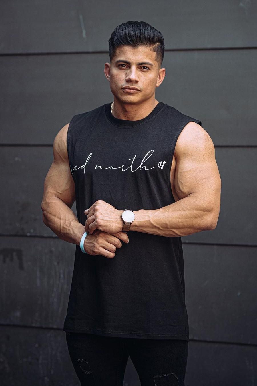 Workout Muscle Tee - Jed North Script sold by Jed North