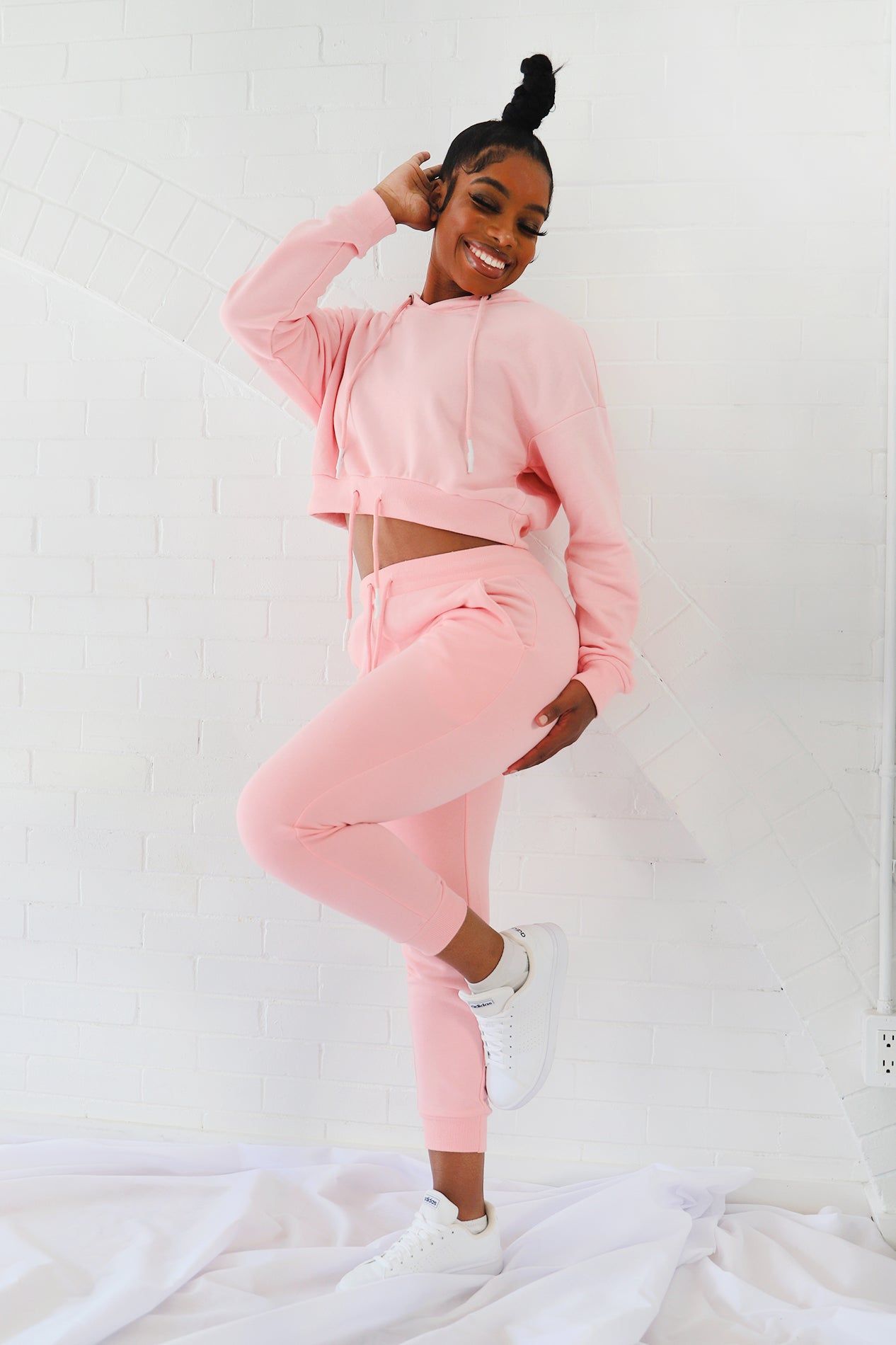 Wild Dreams Cropped Hoodie - Pink sold by Jed North product image thumbnail 2