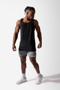 Men's Active Sports Tank Top - Black sold by Jed North