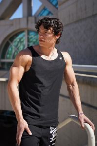 Men's Active Sports Tank Top - Black sold by Jed North