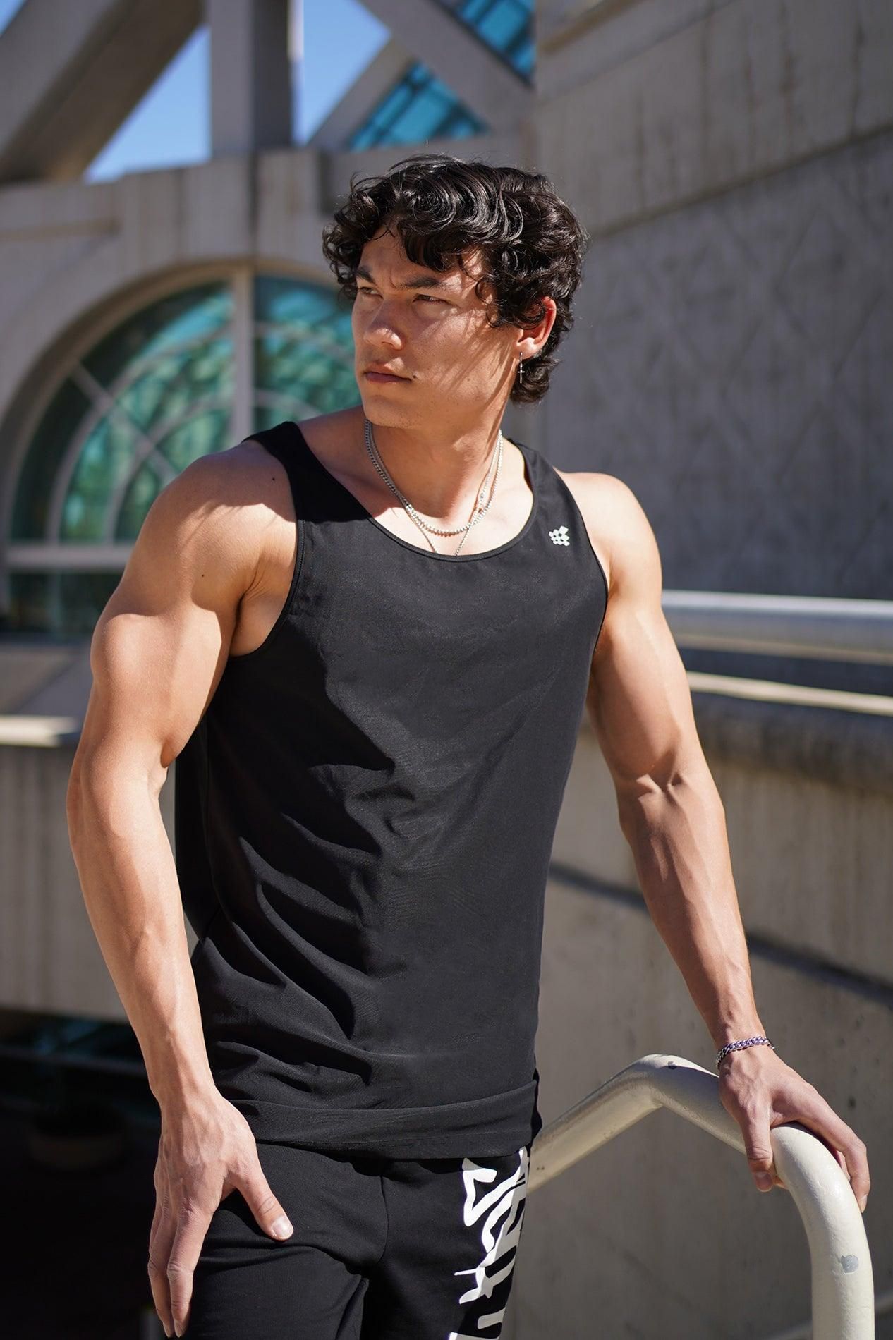 Men's Active Sports Tank Top - Black sold by Jed North product image thumbnail 7