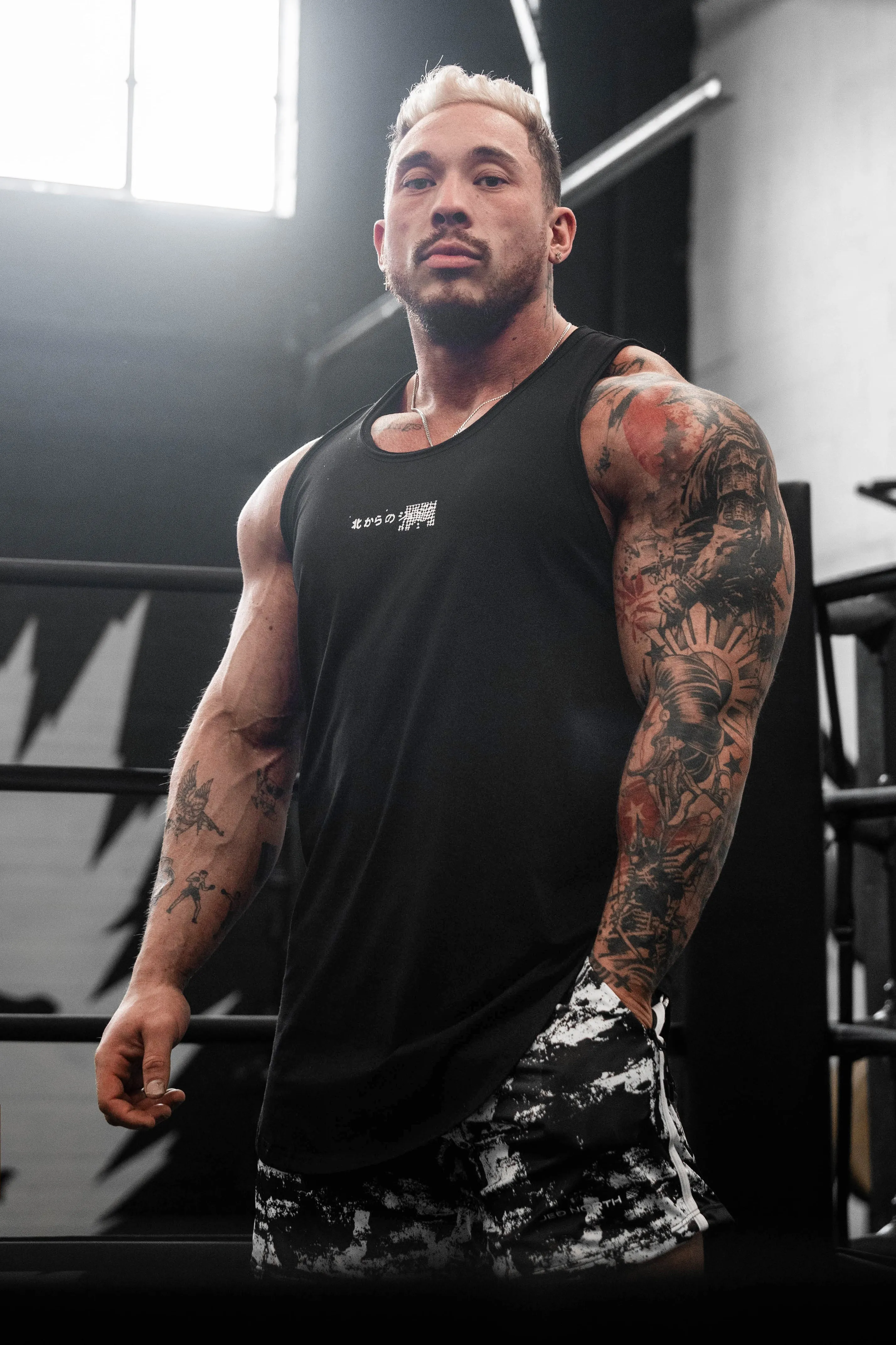 Vital Raw-Hem Tank Top - Japanese Print sold by Jed North