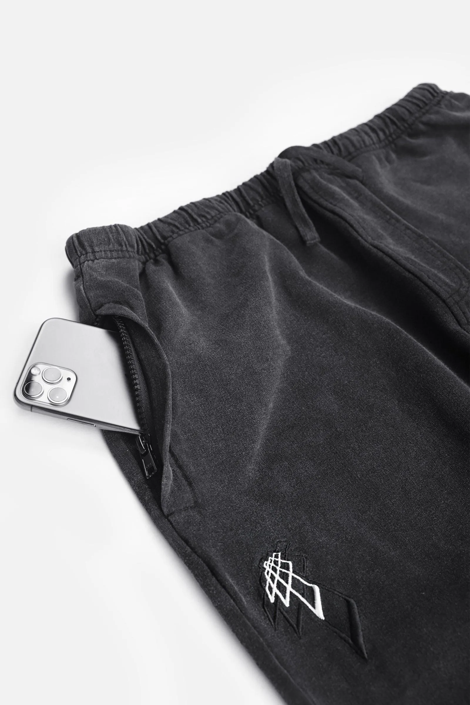 Rustic Stretch Relaxed Fit Joggers - Acid Wash Black sold by Jed North product image thumbnail 5