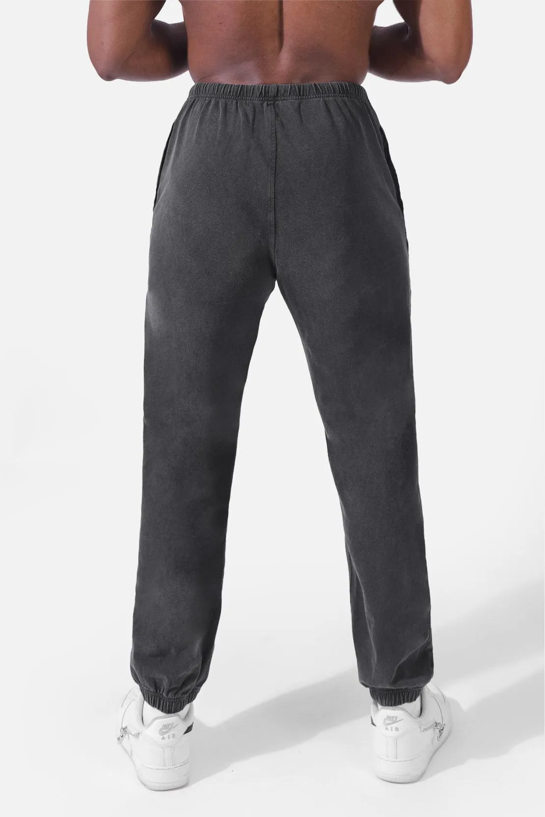 Rustic Stretch Relaxed Fit Joggers - Acid Wash Black sold by Jed North product image thumbnail 3