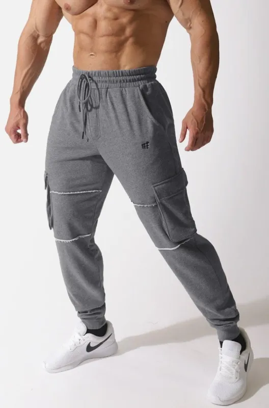 Renegade Cargo Joggers - Gray sold by Jed North