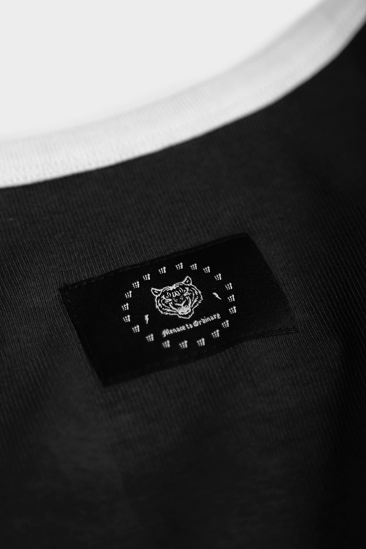 Signature Logo Ribbed Tank Top - Black & White sold by Jed North product image thumbnail 4