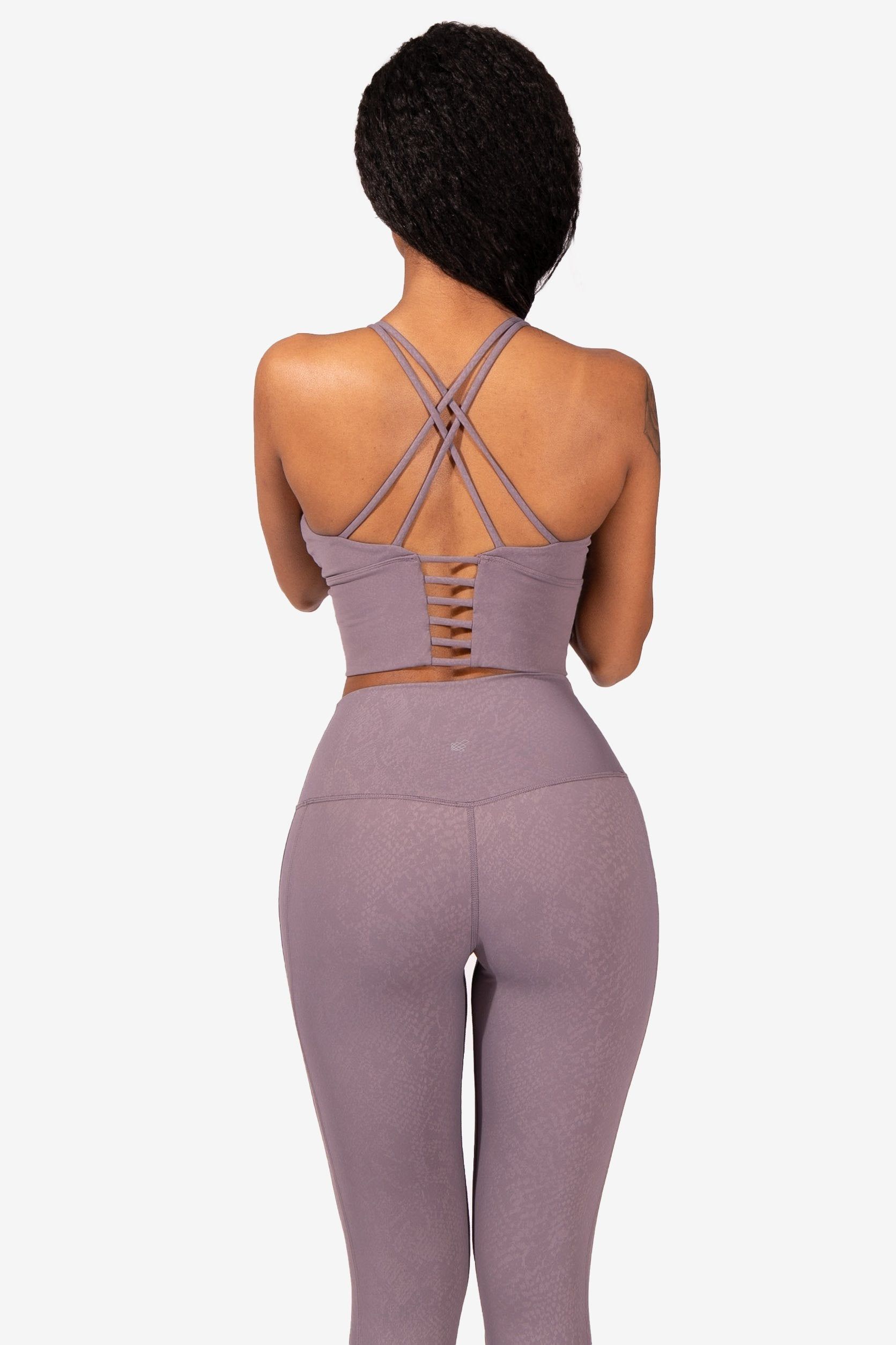 Aria Strappy Back Sports Bra - Snakeskin sold by Jed North product image thumbnail 2