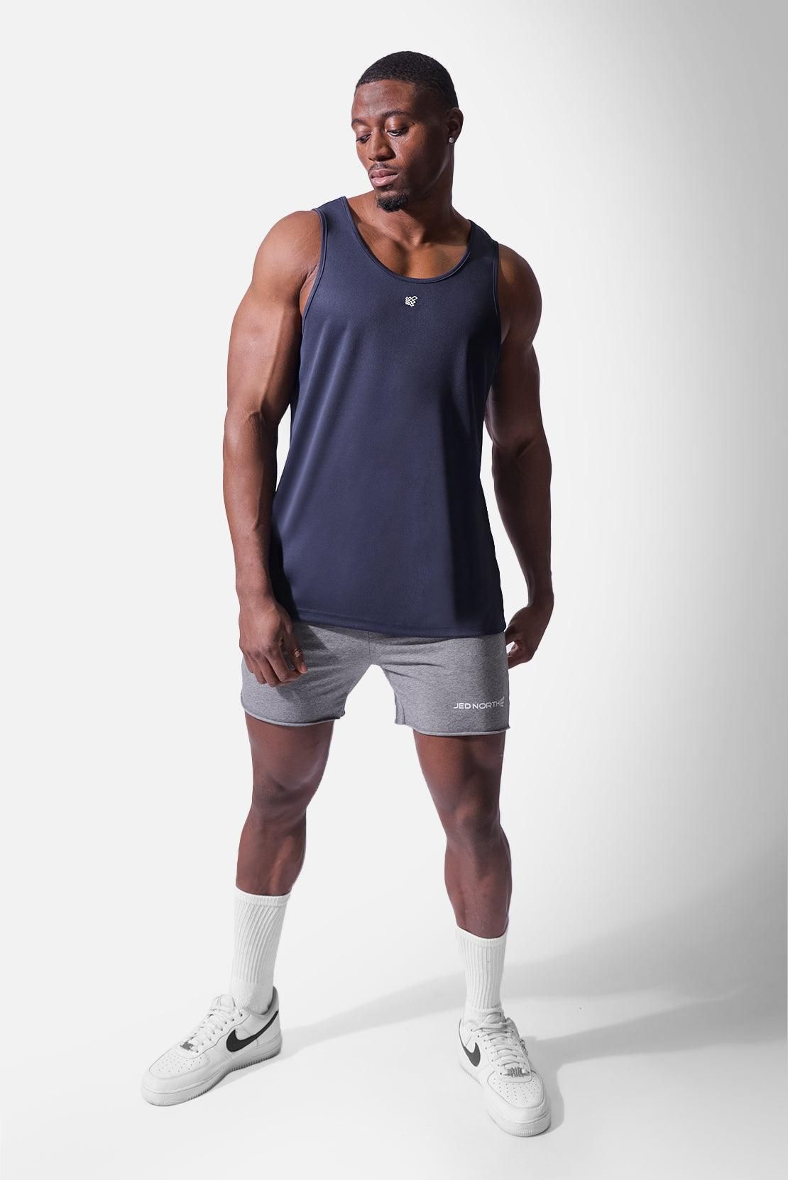 Alpha Microfiber Fast-Dry Gym Tank Top - Space Blue sold by Jed North product image thumbnail 5