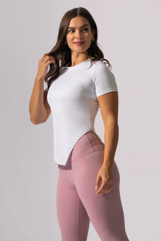 Focus Fitted Workout T-Shirt - White sold by Jed North