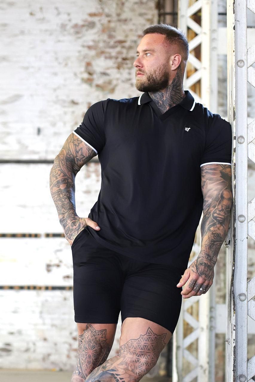 Cool Fit Classic Polo Shirt - Black sold by Jed North product image thumbnail 2